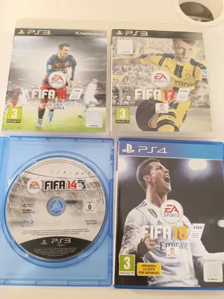 Lote FIFA 14, 16, 17, 18 PS3 y PS4