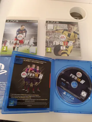 Lote FIFA 14, 16, 17, 18 PS3 y PS4