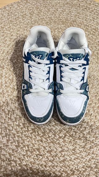 Louis Vuitton Bambas Blancas y Azules