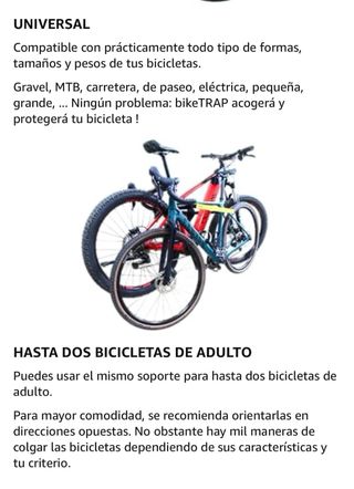 Soporte para 2 bicicletas