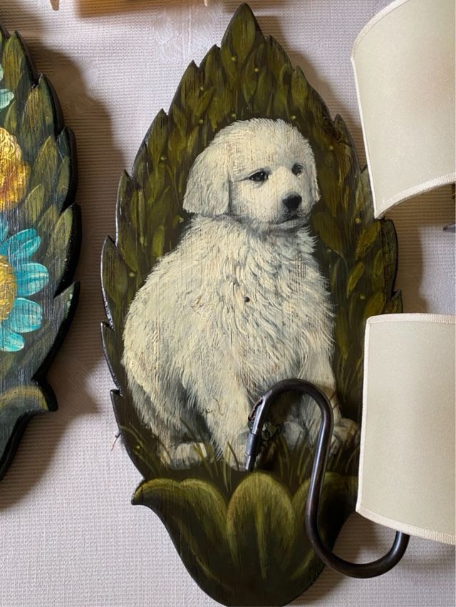 Tre applique decorative