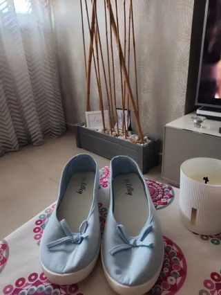 Manoletinas Lilley Azul Talla 39