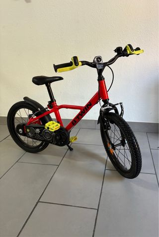 Bicicleta infantil Btwin 900 Racing Roja