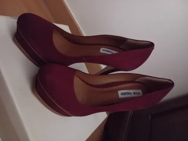 Sapatos Steve Madden Salto Alto Vermelho