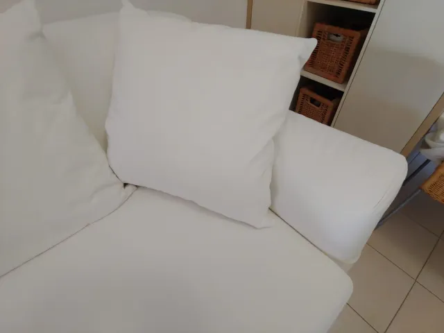 Divano letto Ikea Tomelilla bianco