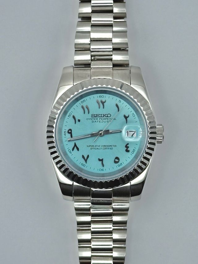 Seiko Datejust Esfera Arabic Blue