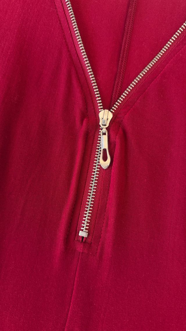 Vestido granate talla S