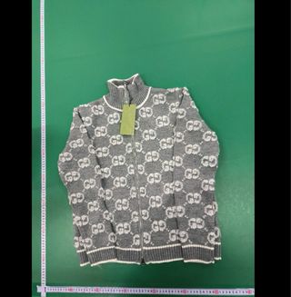 Sudadera Gucci Gris y Blanca GG