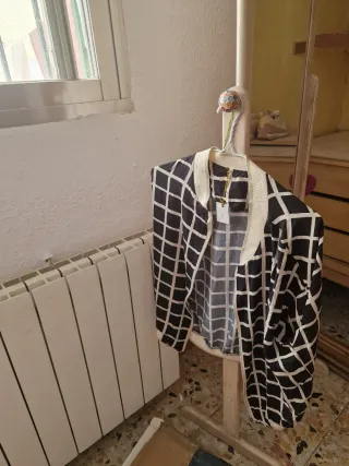 Bomber gasa diseño cuadros Primavera/Otoño