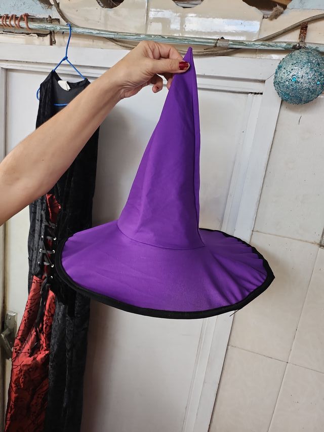 Disfraz Bruja Negro y Rojo