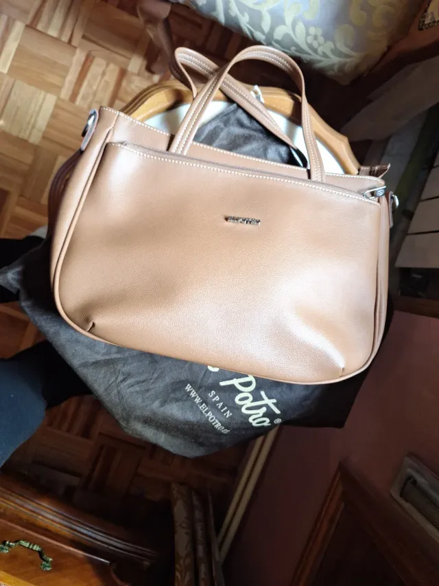 Bolso de mano El Potro color camel