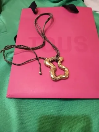 Colgante Tous Duna Vermel Dorado XXL