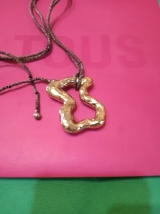 Colgante Tous Duna Vermel Dorado XXL