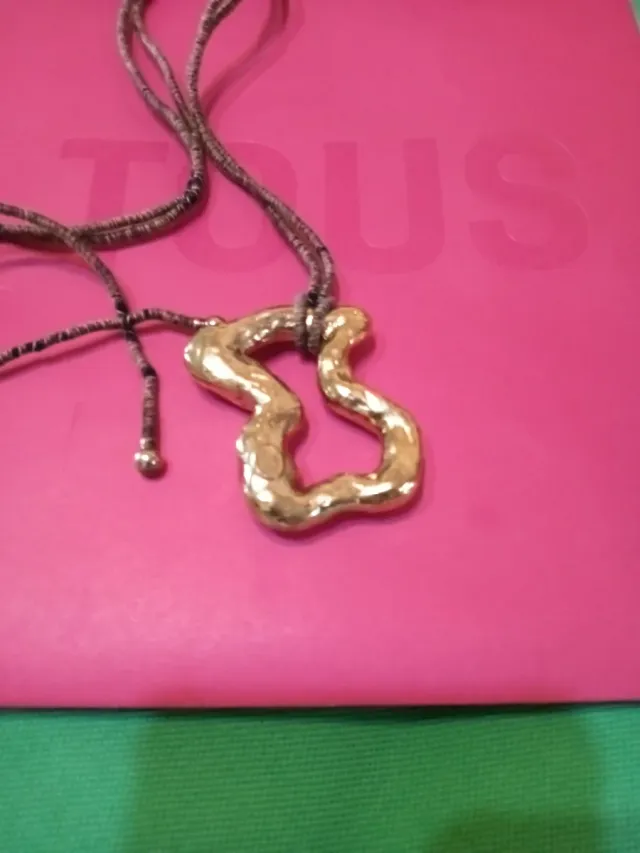 Colgante Tous Duna Vermel Dorado XXL