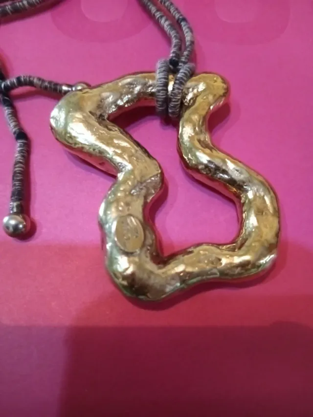 Colgante Tous Duna Vermel Dorado XXL