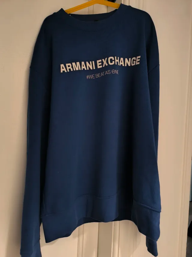 Sudadera Armani Exchange Azul talla M