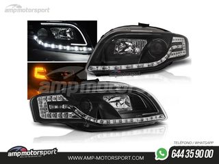 FAROS DELANTEROS LUZ DIURNA TUBE LIGHT PARA AUDI A4 B7 2004-2008