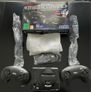 Sega Mega Drive Consola Negra