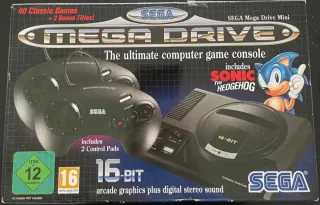 Sega Mega Drive Consola Negra