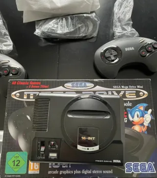 Sega Mega Drive Consola Negra