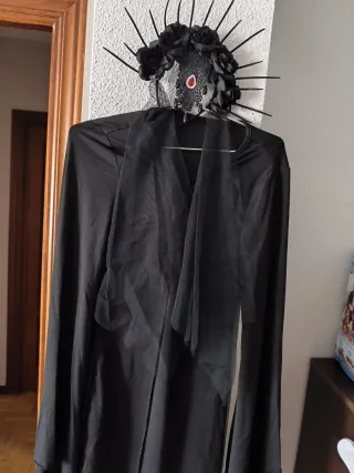 Disfraz adulto mujer negro