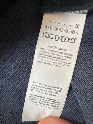 Sudadera Kappa L