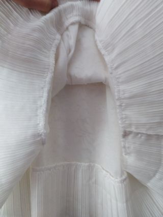 Vestido/Camisa tirantes encaje blanco talla única