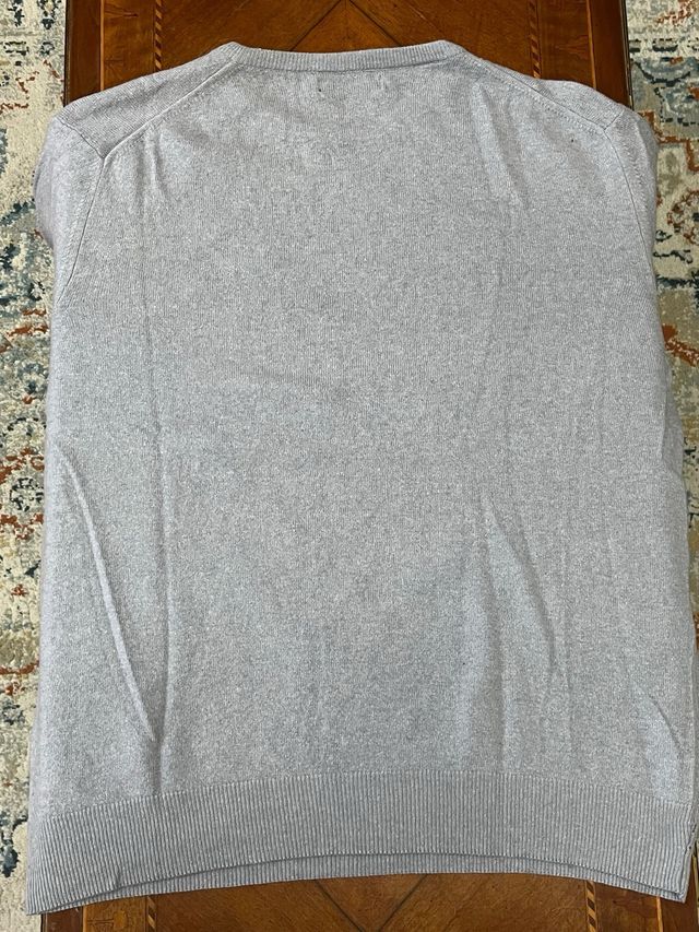 Maglione in cashmere grigio