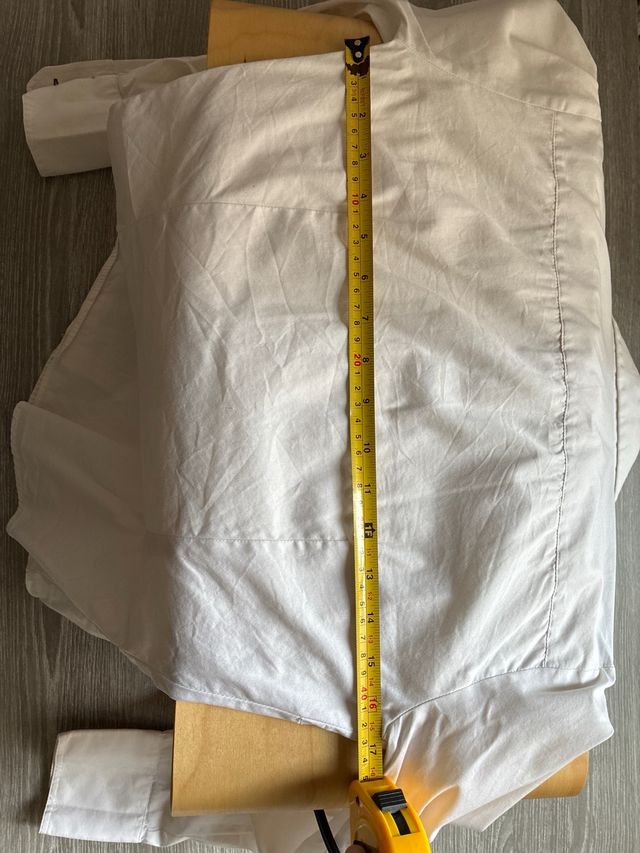 Camisa Zara Blanca Elástica