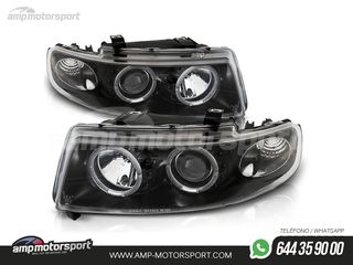 FAROS DELANTEROS OJOS DE ANGEL PARA SEAT LEON / TOLEDO 1M