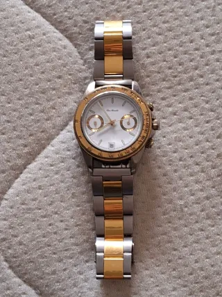 Orologio vintage uomo oro e acciaio