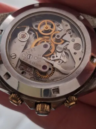 Orologio vintage uomo oro e acciaio