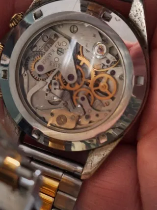 Orologio vintage uomo oro e acciaio