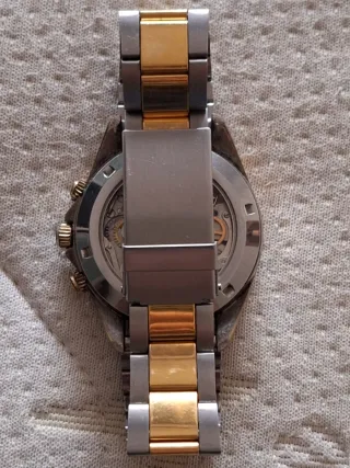 Orologio vintage uomo oro e acciaio