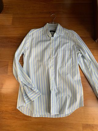 Camicia uomo Niama man righe azzurre