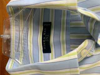 Camicia uomo Niama man righe azzurre