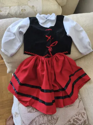 Disfraz Pastorcita Talla 2 años