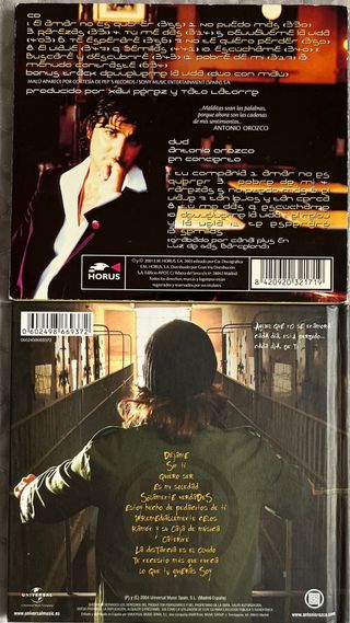 Antonio Orozco Lote 2 cds y 1 dvd