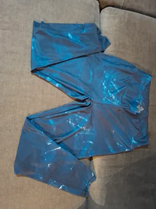 Mallas deportivas azul y blanco Talla M