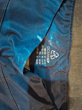 Mallas deportivas azul y blanco Talla M
