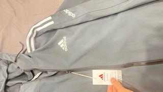 Chándal Adidas Gris con Capucha