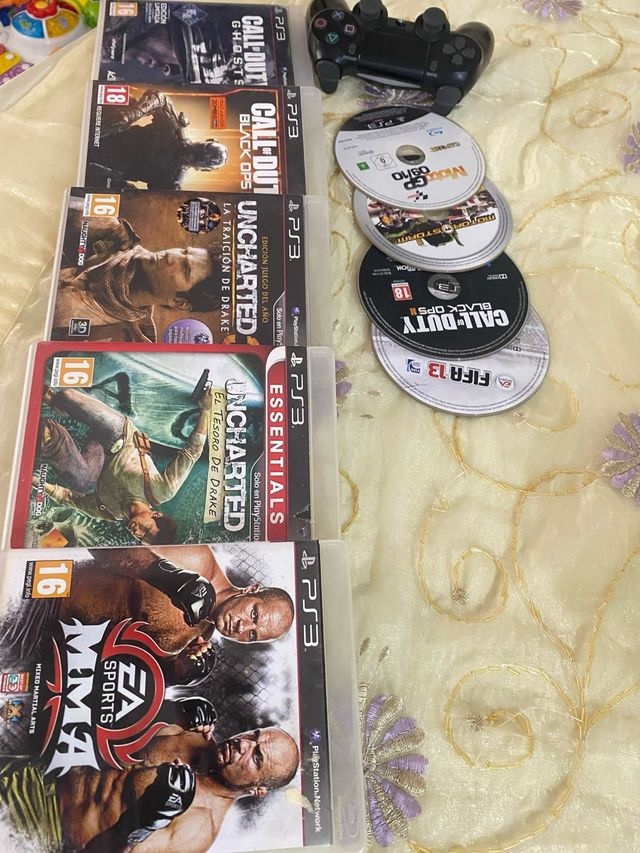 Mando PS4 DualShock + 9 Juegos PS3
