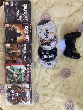 Mando PS4 DualShock + 9 Juegos PS3