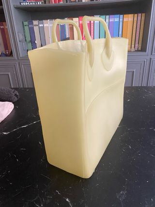 Bolso de goma Furla amarillo
