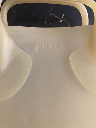 Bolso de goma Furla amarillo
