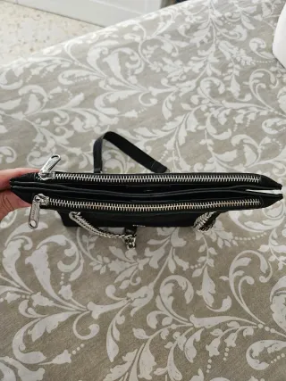 Bolso Parfois Negro y Plateado