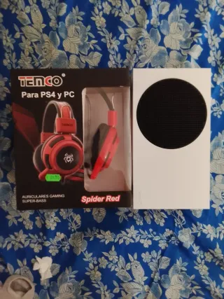 Cuffie da gioco Tenco Spider Red PS4/PC