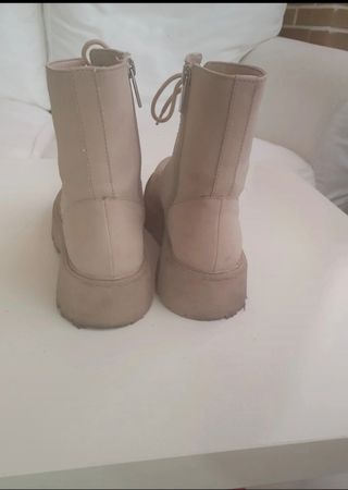 Botas Bershka Beige