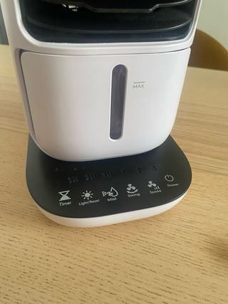 Ventilador sobremesa con pulverizador