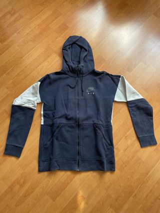 Sudadera Nike Air Azul y Blanca S